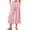 Pink, variant on Womens Shorts Gsakboxl Women Summer Striped Wide Leg Culotte Pants High Elastic Waist Plus Size Casual Loose Trousers with Pockets Pink M