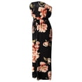thumbnail image 1 of Women Sleeveless Off Shoulder Printed Jumpsuit Wide Leg Siamese Pants S, 1 of 8