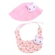 thumbnail image 1 of Ropa de muñeca babero ropa de muñeca de peluche para niños regalo de cumpleaños disfraces elegantes de dibujos animados trajes de muñeca colgante para Rosa perfecl, 1 of 8
