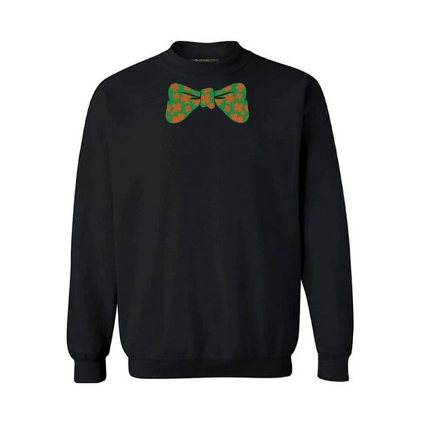 Awkward Styles Awkward Styles St Patrick S Day Bow Tie Sweatshirt For Men And Women Irish Tuxedo Outfits For St Paddy S Day Irish Clover Bow Tie Gifts For Him And Her Lucky