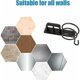 thumbnail image 4 of Soporte para secador de pelo, estante para secador de pelo, estante de almacenamiento para secador de pelo montado en la pared para baño, dormitorio, hotel (negro), 4 of 5