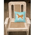 thumbnail image 2 of Akita Checkerboard Blue Fabric Decorative Pillow, 2 of 2