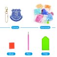 thumbnail image 2 of Llavero Coche DIY Art Craft Insignia Club Fútbol Hecha A Mano Doble Cara para Regalos, 2 of 9