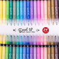 thumbnail image 5 of ZEYAR Acrylic Paint Pens, Extra Fine, Permanent & Waterproof Ink, AP Certified, Great For Rock, Wood, Glass, Metal, Ceramic and More (24 Colors), 5 of 8