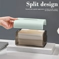 thumbnail image 6 of Transparent Wall - Mounted Toilet Tissue Box, Non - Perforated Toilet Paper Holder & Storage Rack for Bathroom Organization, 6 of 7