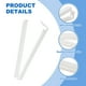 thumbnail image 4 of Clips de sellado Uxcell, clip de bolsa de plástico sellador para almacenamiento de alimentos, bolsa de bocadillos, color blanco, 4 of 6