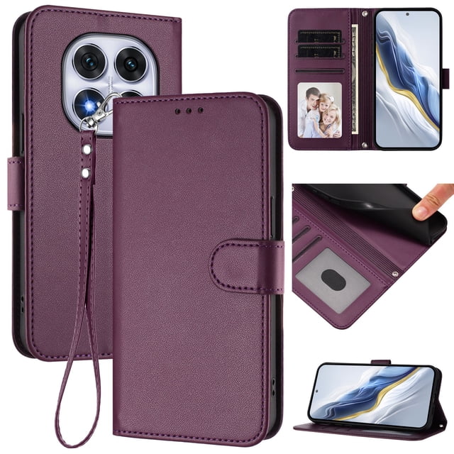 Funda Cartera GANGXUN para Xiaomi Redmi Note 14 Pro 4G – Cierre Magnético, Protección RFID, Correa Desmontable, Compatible con Carga Inalámbrica