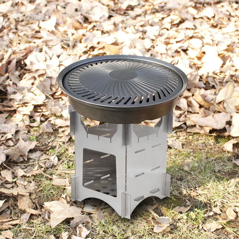 camping mini wood stove