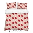 thumbnail image 2 of 3D Tropical Greenery Red Quilt Cover Set Ropa de cama Set Fundas de almohada 225, 2 of 2