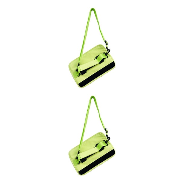 Bolsa de palos de golf Yuarrent Mini de nailon Estuche de transporte Verde 2piezas