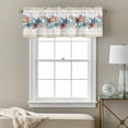 thumbnail image 3 of Blue Starfish Beach Kitchen Curtain Valances for Windows Farmhouse Short Curtains, Summer Coral Conch Coastal Retro Beige Rod Pocket Valance Curtain for Bedroom Cafe Living Room 54"x18", 3 of 8