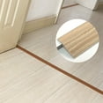 thumbnail image 3 of Oiur 1/1.5CMx100CM PVC Threshold Ramp Self-Adhesive Floor Transition Strip Non-slip Doorways Carpet Tile Overlap Edge Reducer ,Wooden Color, 3 of 8