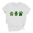 thumbnail image 6 of Babysbule St. Patrick's Day Print Short Sleeve O-Neck T-Shirts & Blouse (Women's), 6 of 8