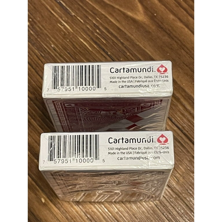 ACE Authentic Poker Playing Cards - Red & Blue Decks - Walmart.com