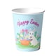 thumbnail image 2 of Set de suministros para fiesta de Pascua | Platos, vasos y servilletas de papel con temática de conejito y huevo | 10 platos, 10 vasos, 20 servilletas | Vajilla desechable para niños, decoraciones y, 2 of 6