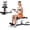 Black-Red, variant on Simenmax Adjustable Weight Bench for Home Gym, 9-Position Incline/Decline, Foldable, Heavy Duty Workout Bench for Full Body Training (Chest, Legs, Abs, Dumbbell Exercises)