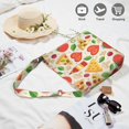 thumbnail image 2 of Pizza Canvas Handbag Canvas Bag Crossbody Phone Bag for Women Men, 2 of 5