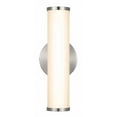 thumbnail image 3 of Cal Lighting Brentwood 13W 1-Light Metal Dimmable LED Vanity Light in Silver, 3 of 3