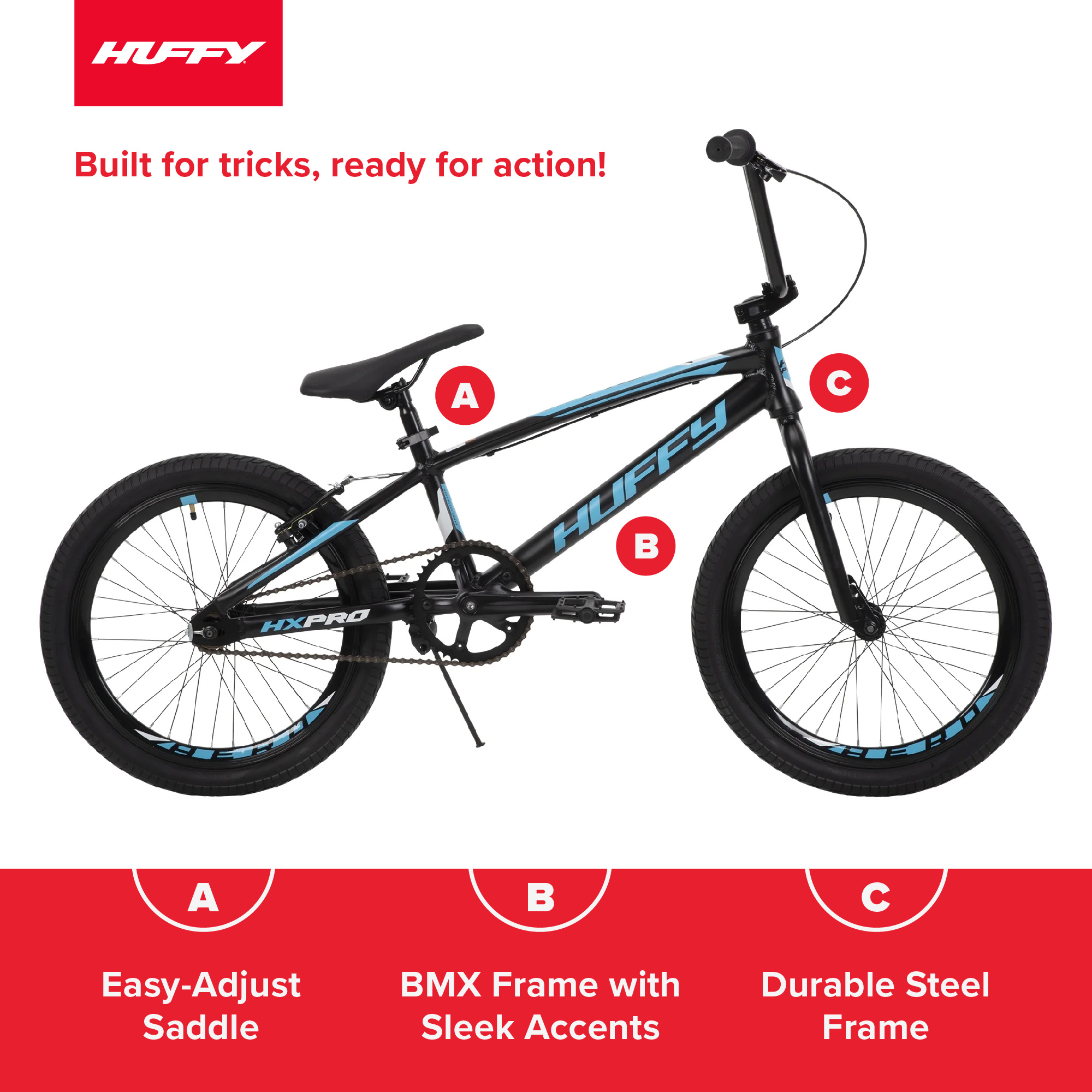 Huffy HX Pro BMX Bike 20" Wheels Aluminum Frame photo 3