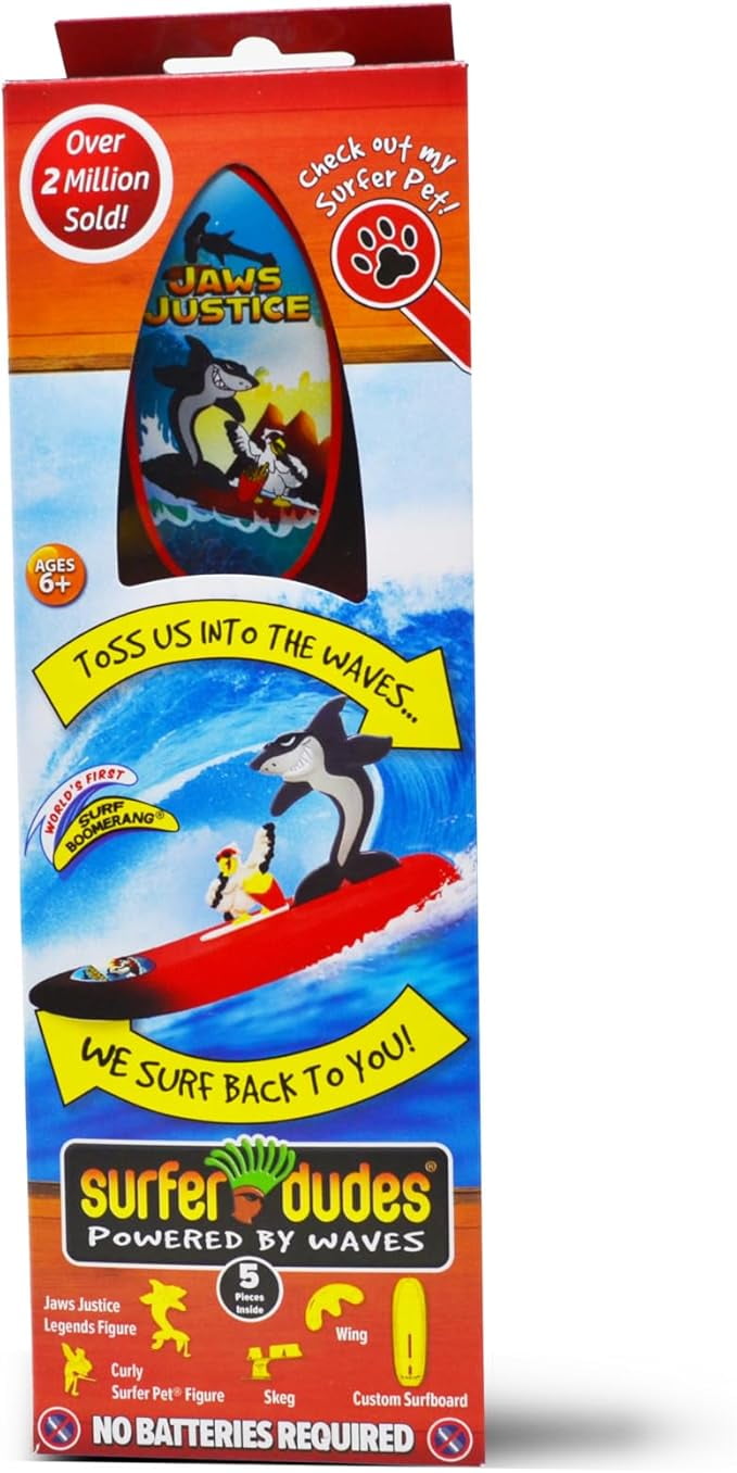 Surfer Dudes Legends & Surfer Pets Wave Powered Mini-Surfer, Pet