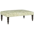 thumbnail image 4 of SAFAVIEH Simba 47" Width Ikat Floral Upholstered Bench, Green, 4 of 5