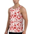 thumbnail image 2 of Pofeuu Gnome Merry Christmas Print Men's Workout Tank Tops Sleeveless Muscle Gym Shirt Quick Dry-3X-Large, 2 of 7