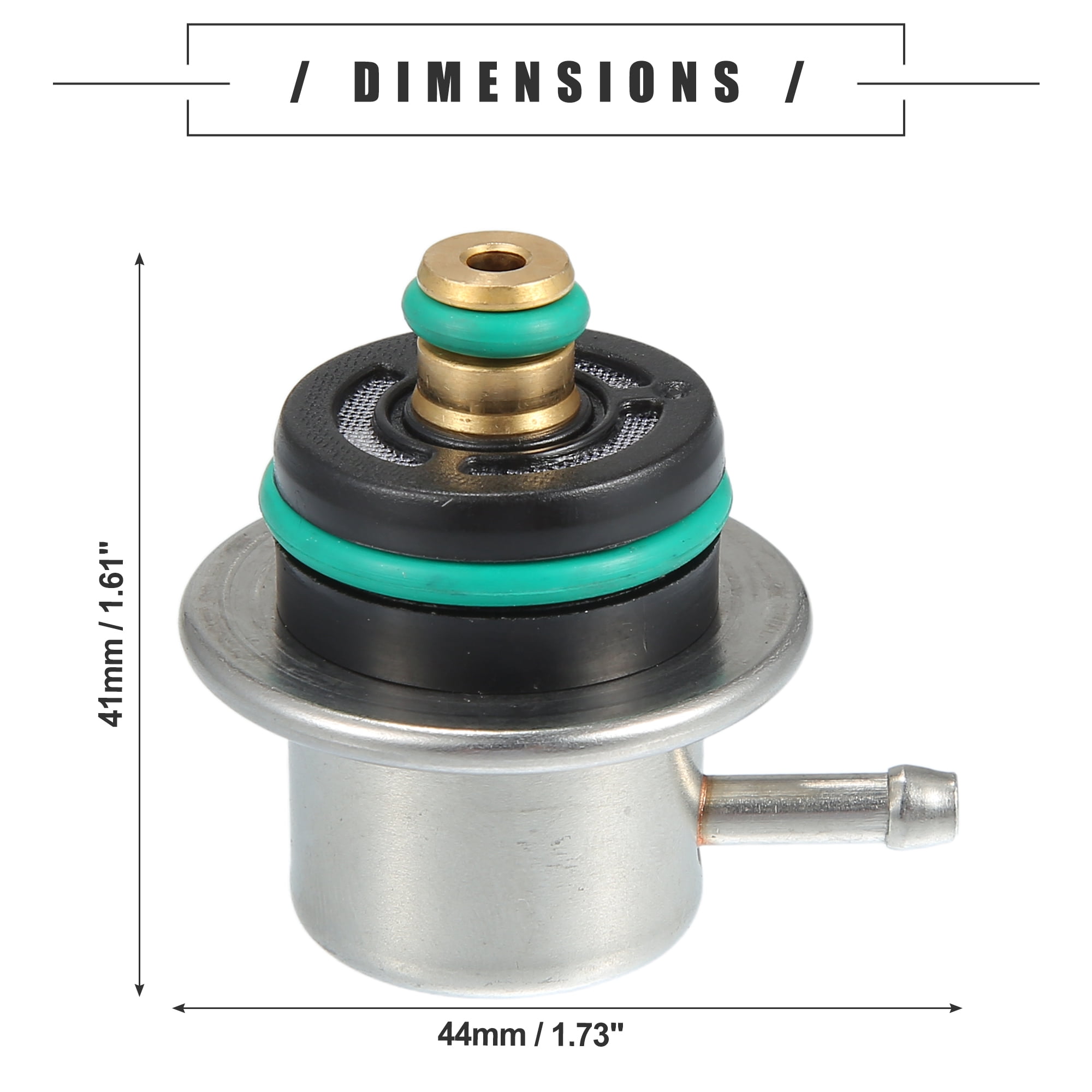 Unique Bargains Fuel Injection Pressure Regulator for Buick Park Avenue 1995-2005 Metal