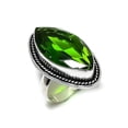 thumbnail image 2 of Natural Peridot Gemstone Handmade 925 Steling Silver Jewelry Ring Size 7, 2 of 2