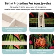 thumbnail image 3 of Cactus Travel Portable Square Jewelry Box Organizer for Rings, Earrings, Necklaces, Bracelets for Girls and Women, 3 of 6