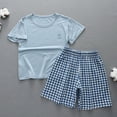 thumbnail image 2 of WRKEKC Girls Summer Outfits, Girls 2 Piece Casual Outfits, Boys and Girl Summer Thin Pajama Set Home Wear Air Conditioning Suit Set Can Be Worn Outside, 2 of 8