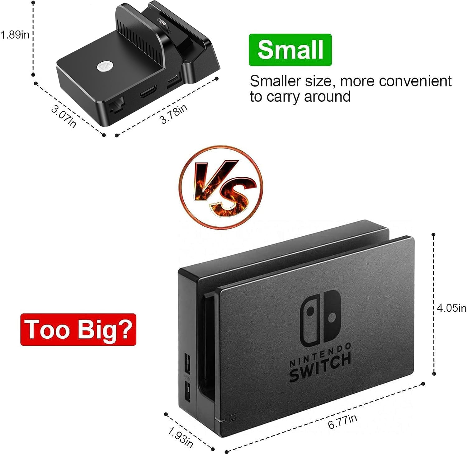 Prociv Switch Dock for Nintendo Switch Portable Nintendo Switch
