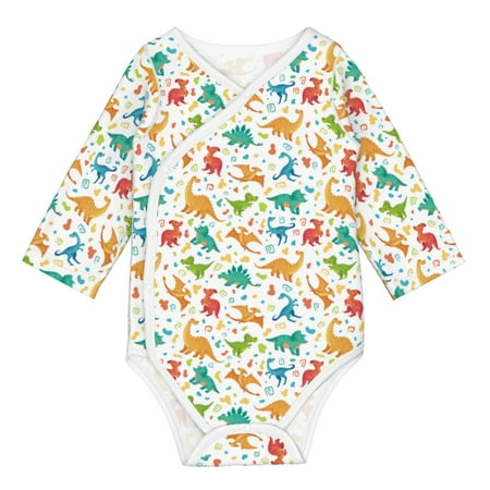 

Coaee Dinosaur for Soft Cotton Baby Long-Sleeve Bodysuit Girls Boys Bodysuit Romper