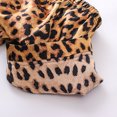 thumbnail image 5 of REDARER Boys Girls Leopard Print Satin PJs Lapel Short Sleeve Button Top Matching Elastic Shorts Soft Silky Summer Sleepwear Set,0-12 Months, 5 of 7