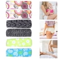 thumbnail image 1 of Compresas Sanitarias Lavables De Carbón De Bambú Para Mujer, 6 Uds., Compresas Sanitarias Para El Cuidado De Las Mujeres, M 18x25cm M04+M04+M13+M05+M01+M02, 1 of 7