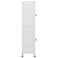 thumbnail image 3 of vidaXL Adult Locker Cabinet with 2 Compartments - 38x45x180 cm, 3 of 5