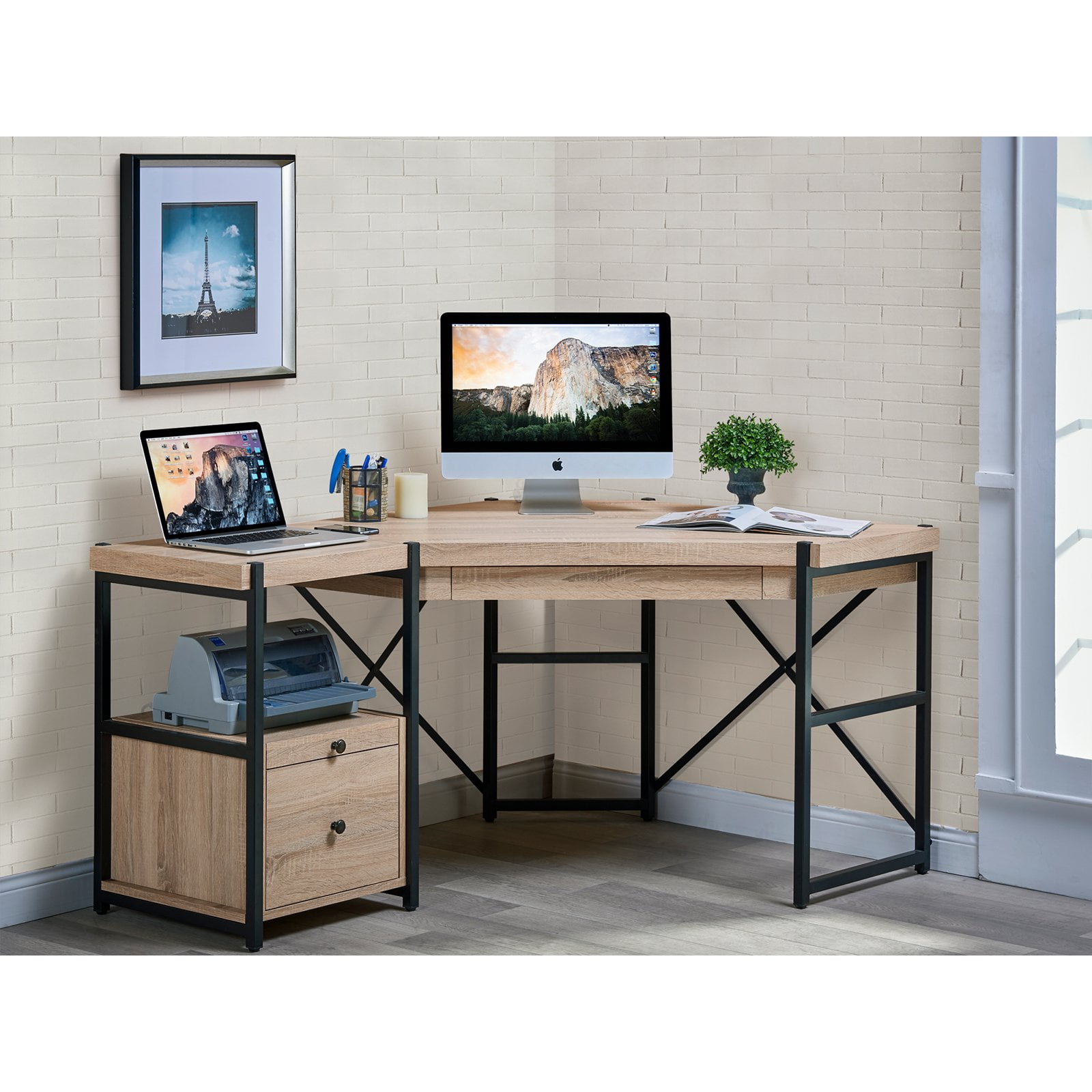 Julian Furniture Berlin Corner Desk