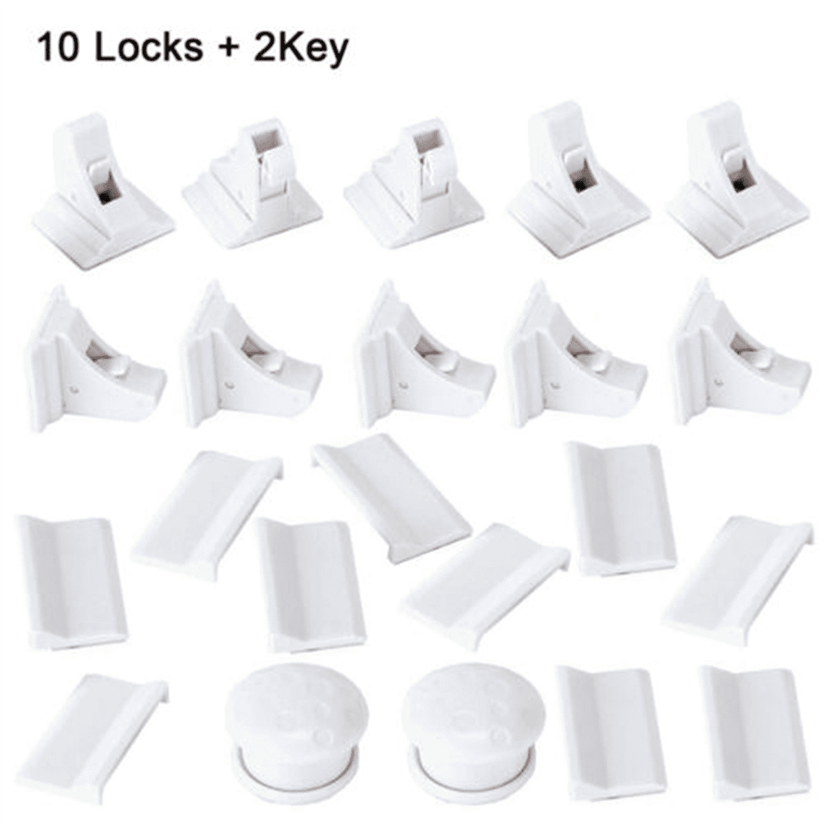 30+6 Magnetic Cabinet Locks Child Proof Cupboards Drawer  Kids  Lock Catch