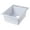 White, variant on ALFI brand AB1720DI-B Biscuit 17" Drop-In Rectangular Granite Composite Kitchen Prep Sink