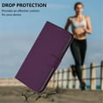 thumbnail image 7 of Wallet Case Compatible for Samsung Galaxy A25 5G, PU Leather Magnetic Closure Protective Flip Folio Case with 3 Card Holder and Wrist Strap Cover Women Men,Violet,For Galaxy A25 5G, 7 of 7