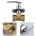 1/2" Brass Quick Opening Drain Valve Plumbing Fitting Shower Shutoff