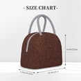 thumbnail image 2 of Easygdp Dark Brown Glitter Bolsa de Almuerzo Insulada Grande, Forro de Aluminio, Diseño Espacioso, a Prueba de Fugas, Ideal para Trabajo, Picnics, Viajes y Actividades al Aire Libre, 2 of 6