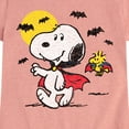 thumbnail image 3 of Peanuts - Vampire Snoopy and Woddstock - Toddler And Youth Girls Short Sleeve Graphic T-Shirt, 3 of 6