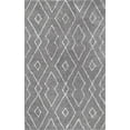 thumbnail image 2 of nuLOOM Lauren Lattice Shag Runner Rug, 2' 6" x 8', Gray, 2 of 2