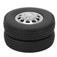 thumbnail image 4 of Cubo delantero de aleación de aluminio neumático de goma para coche RC artesanía precisa de 22mm de ancho para camión Tractor 1/14 ANGGREK Otros, 4 of 8