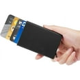 thumbnail image 3 of HSHDLDF Credit Card Holder RFID Blocking Aluminum Business Card Holder Automatic Pop-up Card Case (Silver), 3 of 7