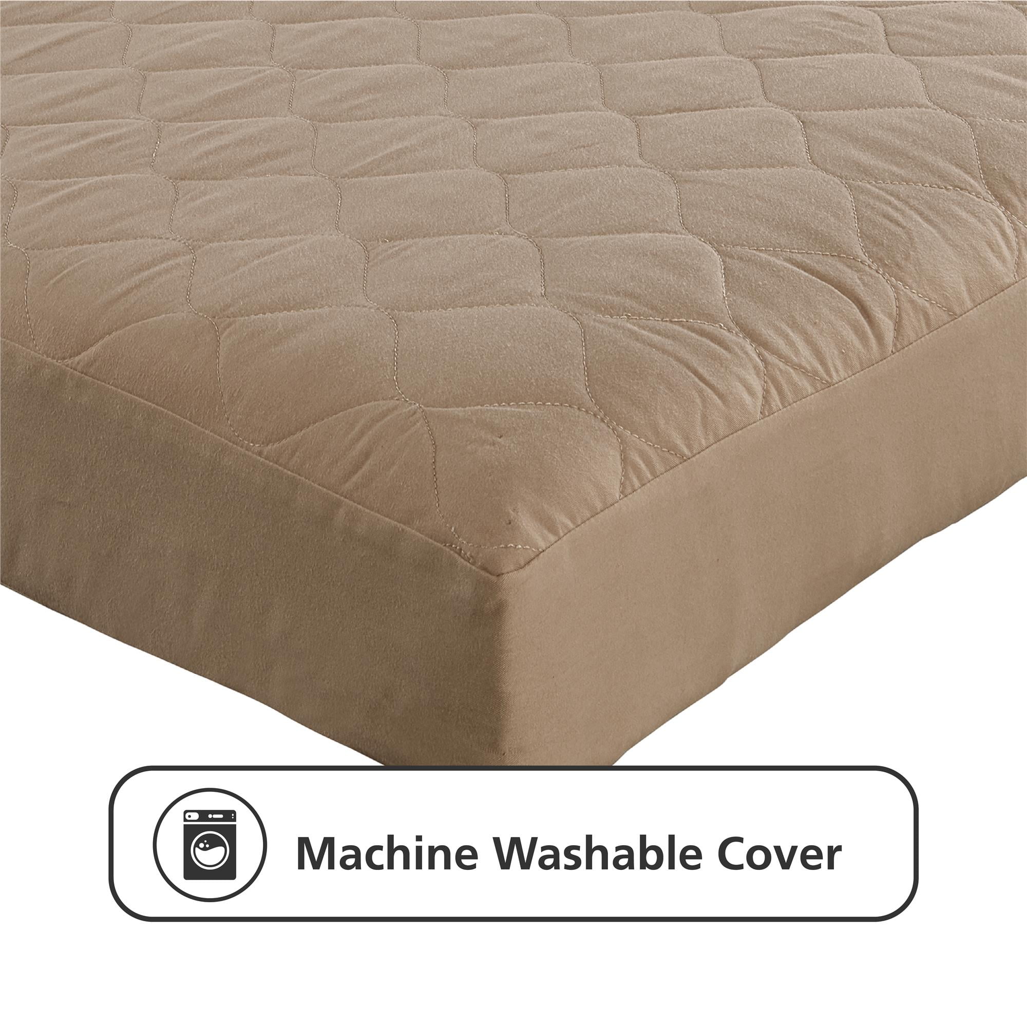 Twin Size White DHP Sleep Essential 6 Inch Thermobonded High Density Polyester Fill Mattress