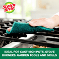 thumbnail image 4 of Scotch-Brite Heavy Duty Scour Pads: 6 in. x 3.8 in. (Green) 2-pack, 4 of 7