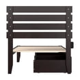 thumbnail image 4 of Oxford Twin Bed with 2 Drawers in Espresso, 4 of 7