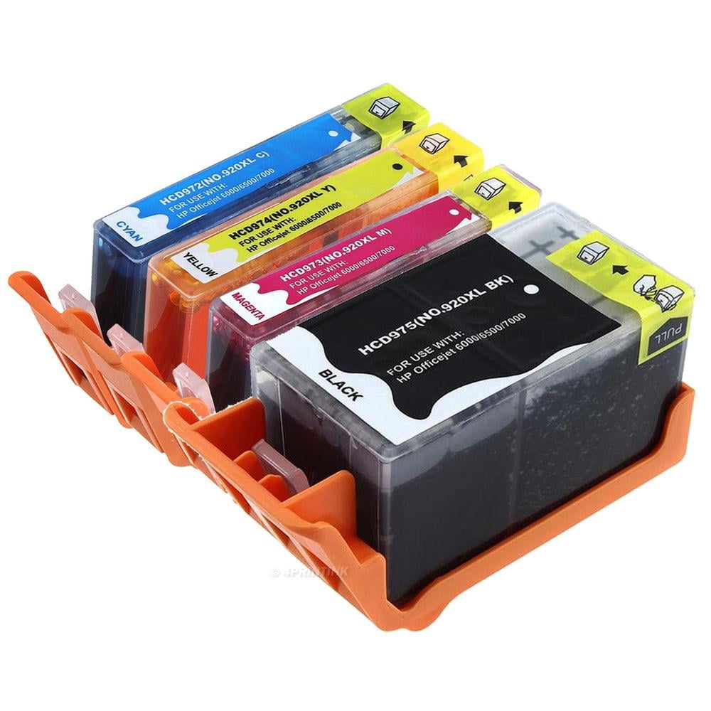 Compatible HP 920XL Combo Ink Cartridge High Yield BK/C/M/Y By