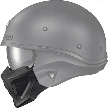 Scorpion Matte Black, Covert X Helmet Replacement Face Mask